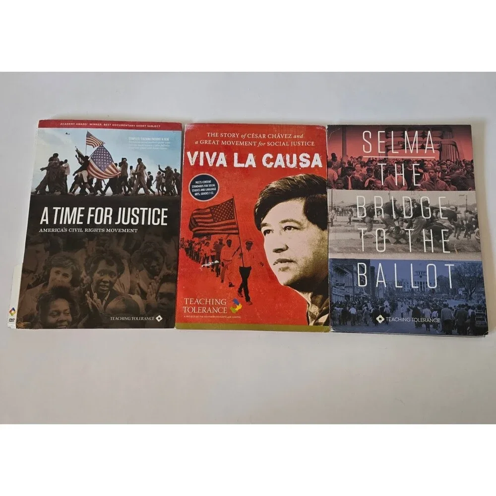 Viva La Causa, A Time for Justice, Selma The Bridge to the Ballot DVDs